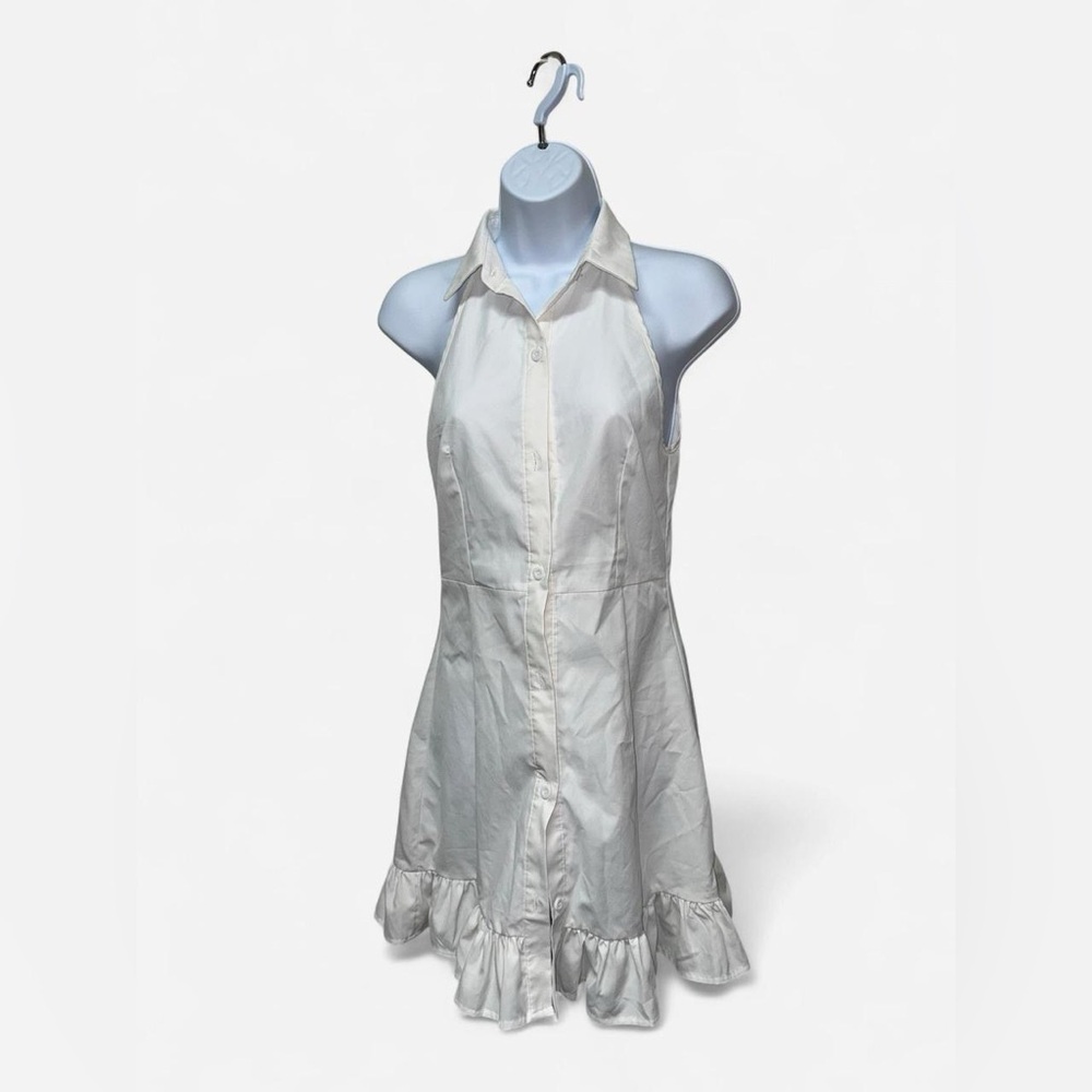 PrettyLittleThing White Casual Dress